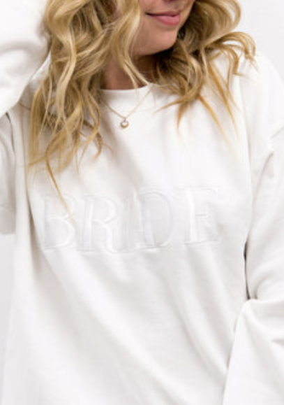 Heirloom #BRIDE Embroidered Sweatshirt